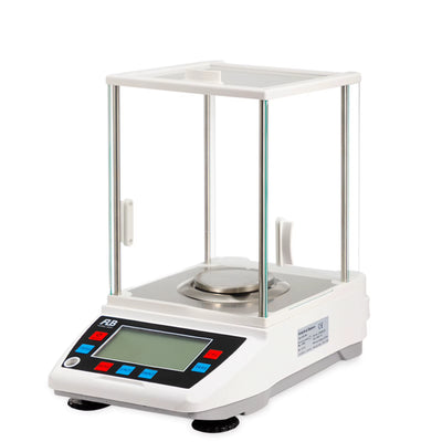 Analytical Balance High Precision 0.0001G,0.1Mg Accuracy Digital Electronic Lab Scale round Tray with Calibration 100G/200G/300G