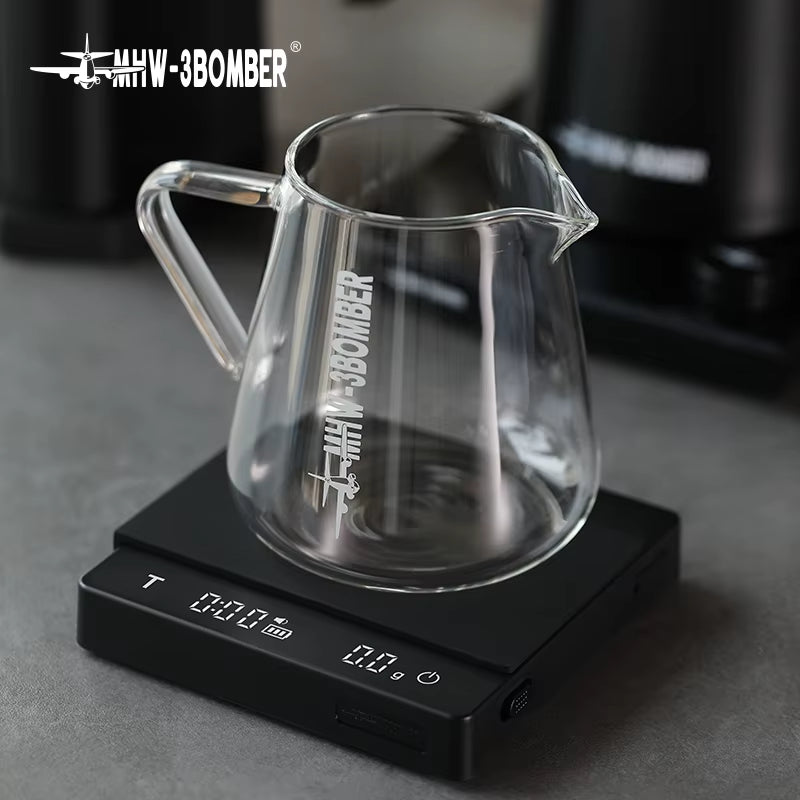 Digital Kitchen Coffee Scale 2000G/0.1G High Precision Cyclic Rechargeable Electronic Scale Home Barista Accessories